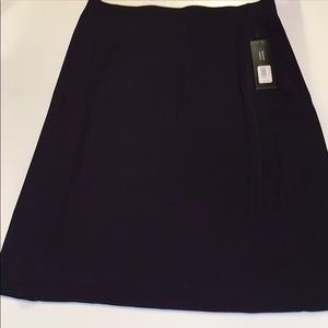 Misook Navy Blue Skirt